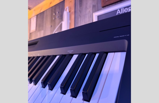 Display Model Yamaha P-145 Black Portable Digital Piano - Complete Package (SN:BBEZ01465) - Image 6